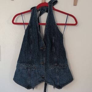 Wild Fable Blue Denim Top